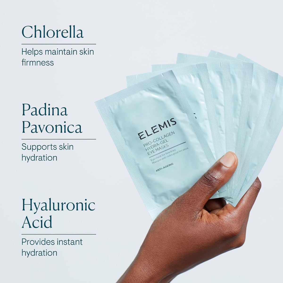 ELEMIS Pro Collagen Hydra-Gel Eye Masks, Anti-Wrinkle patches,2.4ml, 6 pack