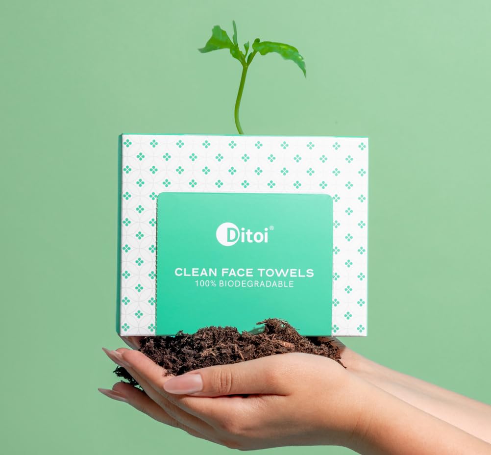 Ditoi Face Towels XXL, Ultra‑Soft Disposable Facial Towels