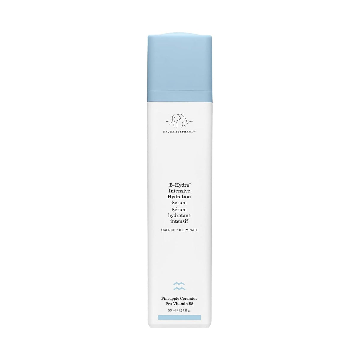 Drunk Elephant B-Hydra Hydration Serum - 50 ml/1.69 fl oz - Hydrating Vitamin B Serum - Clean Clinical Skincare - Cruelty-Free - Dermatologist-Tested - Free of Essential Oils, Silicones, and Fragrance