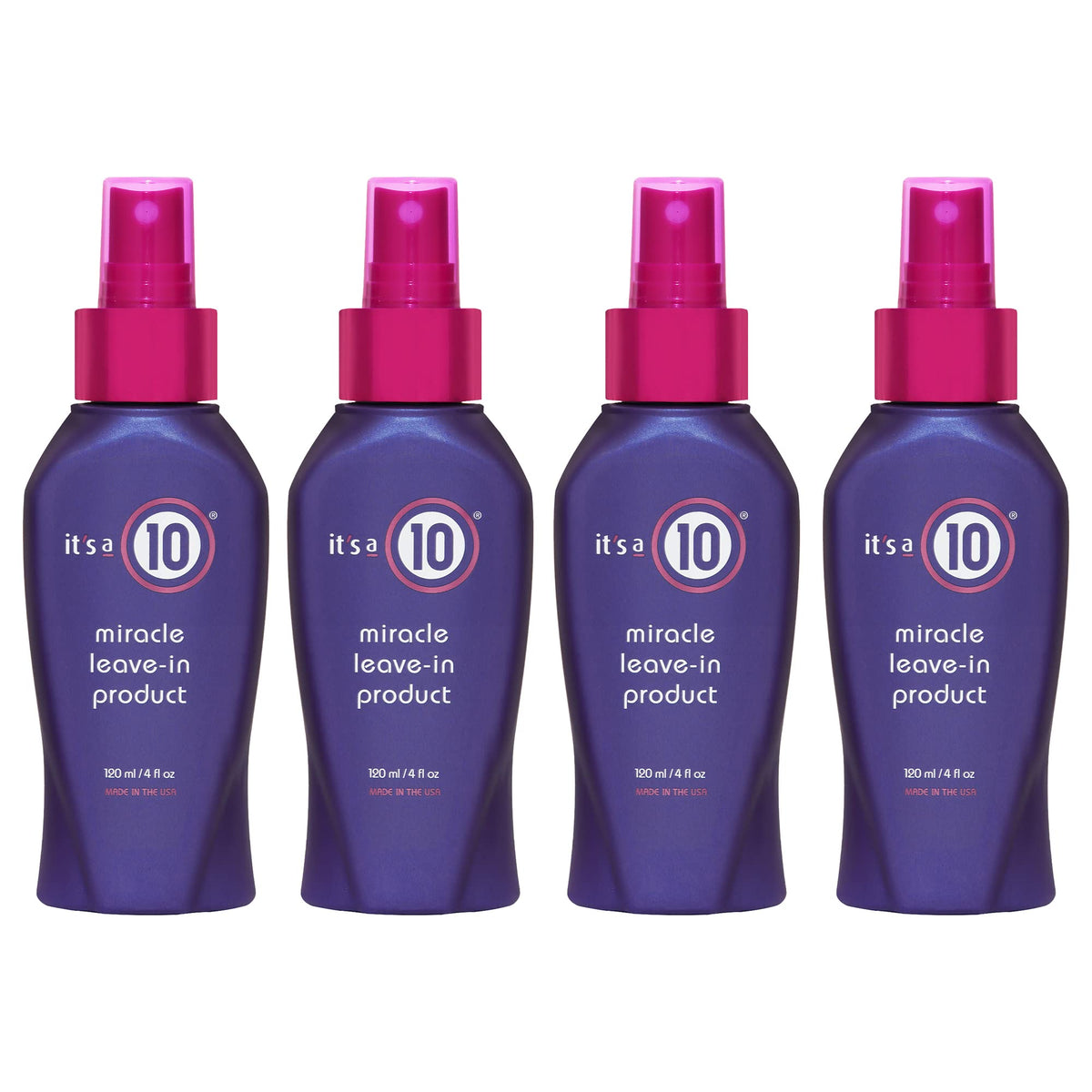 It's a 10 Haircare Miracle Leave-In Product, 2 fl. oz. (Pack of 4)