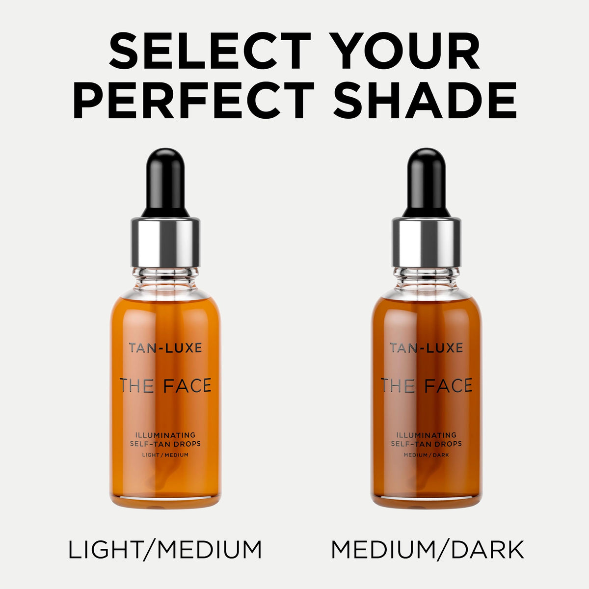 TAN-LUXE The Face - Illuminating Self-Tan Drops to Create Your Own Self Tanner, Cruelty & Toxin Free