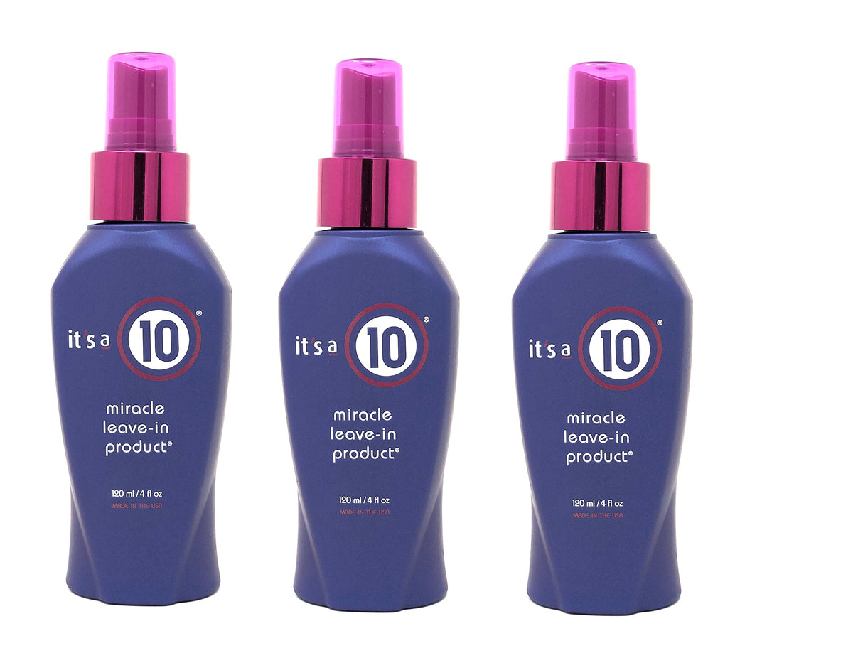 It's a 10 Haircare Miracle Leave-In Product, 2 fl. oz. (Pack of 4)