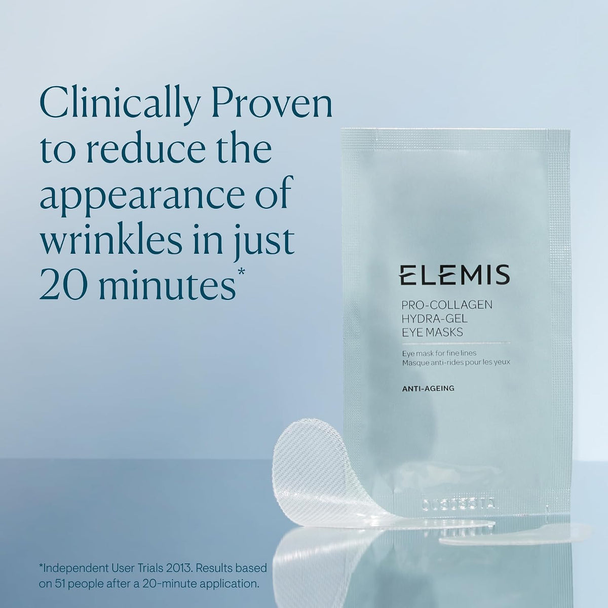 ELEMIS Pro Collagen Hydra-Gel Eye Masks, Anti-Wrinkle patches,2.4ml, 6 pack