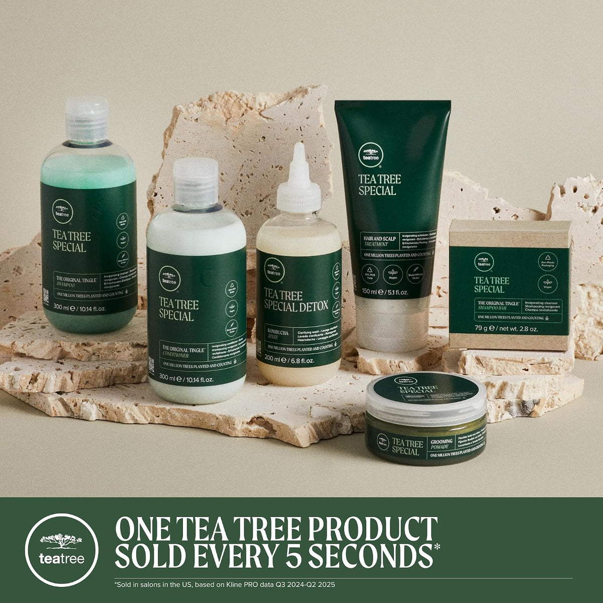 Tea Tree Hair and Body Moisturizer Leave-In Conditioner, Body Lotion, After-Shave Cream, For All Hair + Skin Types